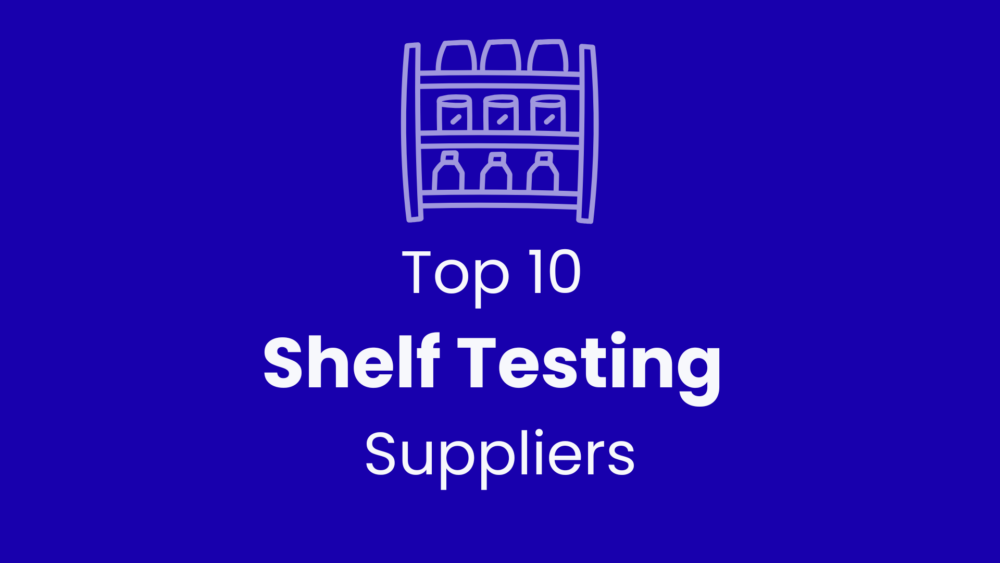 Top 10 shelf testing suppliers with a shelf icon